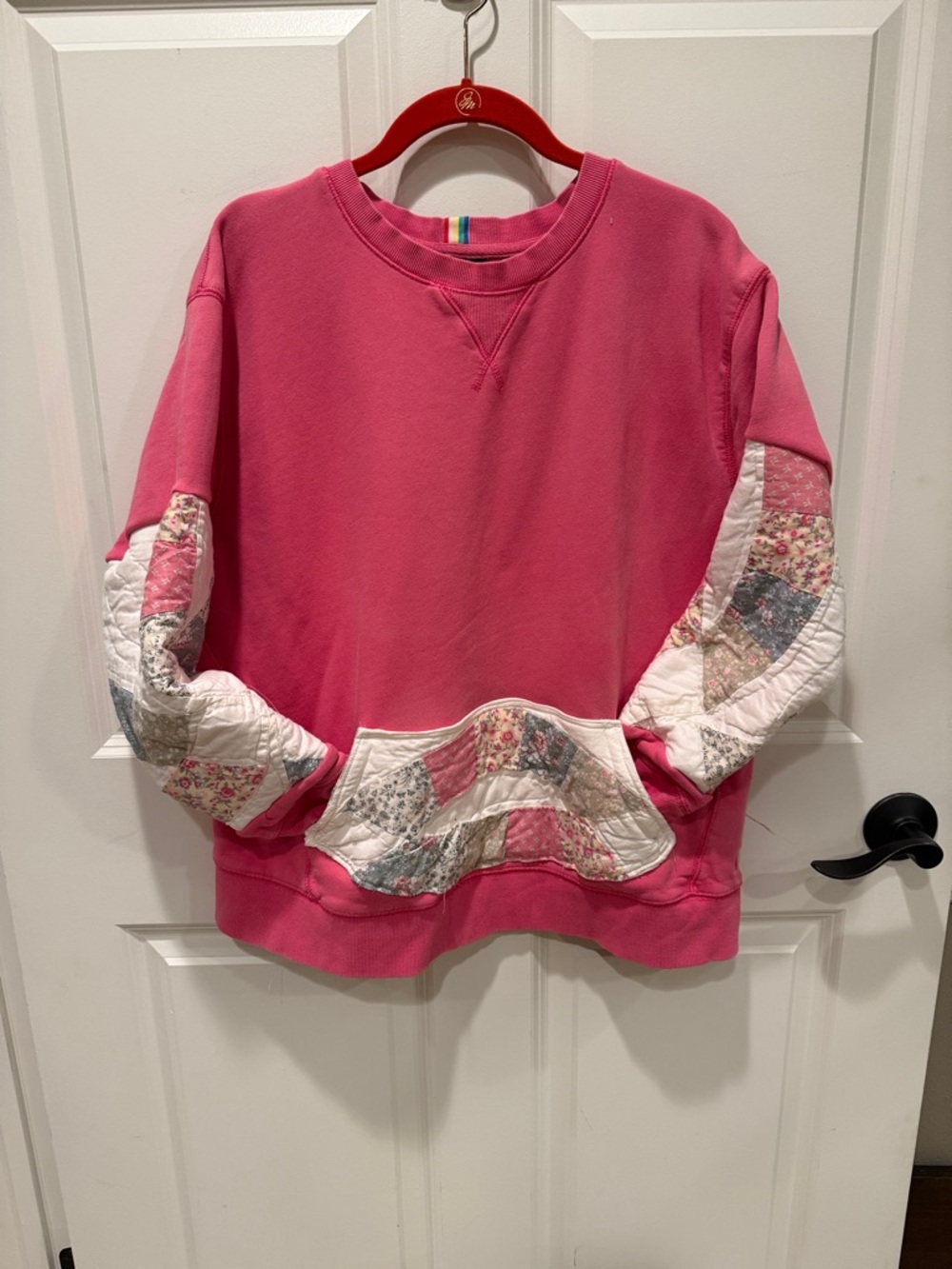 One of a kind upcycled a joules size women’s 12 pink sweatshirt